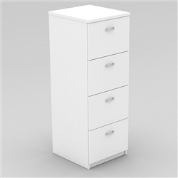 OM FILING CABINET WHITE 4DRAW W468 x D510 x H1320mm