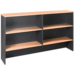 OM HUTCH W1800 x D325 x H1080mm Beech Charcoal