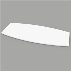 OM TABLE TOP ONLY W2400 x D1200mm White