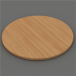 OM TABLE TOP ONLY D600mm Beech Beech Charcoal