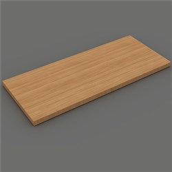 OM DESK TOP W1800 x D900mm Beech Charcoal