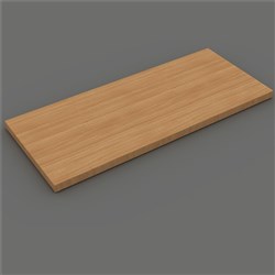 OM DESK TOP W1500 x D750mm Beech Charcoal