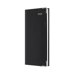 Collins Management Diary Week To View B6/7 Slim Landscape Black