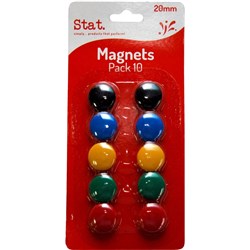 STAT MAGNETS 20mm Assorted Pack of 10