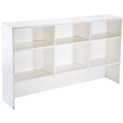 RAPIDLINE OVERHEAD HUTCH 1800mm W x 315mm D x 1070mm H white