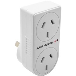 THE BRUTE POWER CO. DOUBLE ADAPTOR Vertical Surge Protection