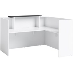 SORRENTO RECEPTION COUNTER RETURN W 900 x D 600 x H 1150mm White