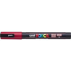 UNI PC3M POSCA PAINT DARK RED