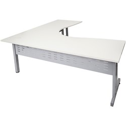 CLEG CORNER WORKSTATION 1800W x 1500W x 700D x 730mmH Natural White