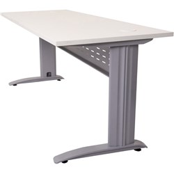 RAPID SPAN OPEN WORKSTATION 1500W x 700D x 730mmH NW with Brushed Silver Frame