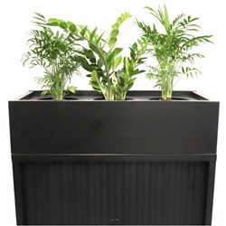 GO TAMBOUR PLANTER BOX 1200mmW Black