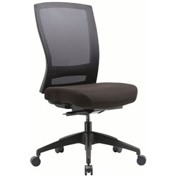 Buro Mentor Chair Black No Arm with Dynamic Intelligence