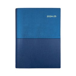 Collins Vanessa Financial Year Diary A5 Week to Opening 1 HR Blue