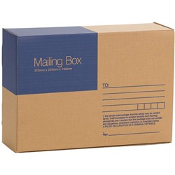 Cumberland Mailing Box Brown 310mm x 225mm x 102mm