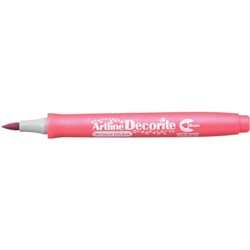 Artline Decorite Brush Markers Metallic Pink