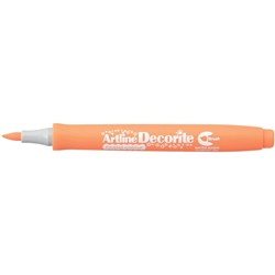 Artline Decorite Brush Markers Pastel Orange