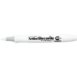 Artline Decorite Brush Markers Standard White