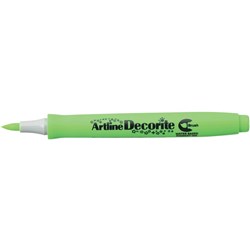 Artline Decorite Brush Markers Standard Yellow Green
