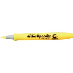 Artline Decorite Brush Markers Standard Yellow