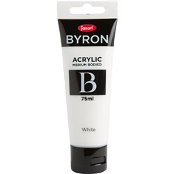 Byron Acrylic 75ml White Jasart