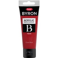 Byron Acrylic 75ml Cool Red Jasart