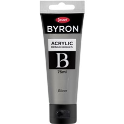Byron Acrylic 75ml Silver Jasart