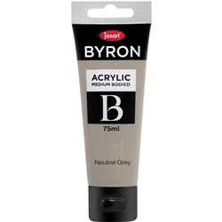 Byron Acrylic 75ml NeutralGrey Jasart