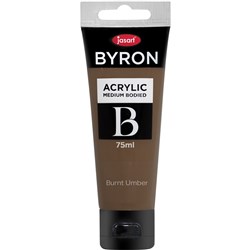 Byron Acrylic 75ml Burnt Umber Jasart