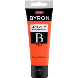 Byron Acrylic 75ml Fluo Orange Jasart