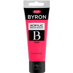 Byron Acrylic 75ml Fluoro Pink Jasart