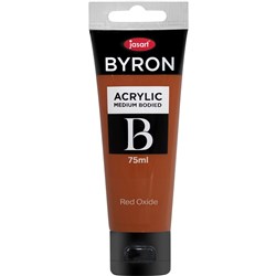 Byron Acrylic 75ml Red Oxide Jasart