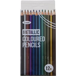 Jasart Studio Metallic Pencil Set 12