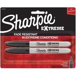 SHARPIE EXTREME PERMANENT MKR BLK PKT2