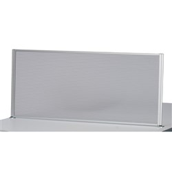 Sylex Ice Screen Desk Partition 1800W x 500mmH Framed Translucent