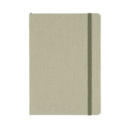 Debden Designer Diary A5 Week To View Textured Fabric Green