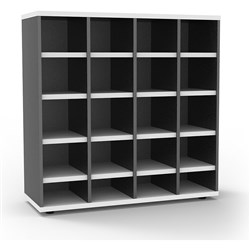 Rapid Pigeon Storage Unit 1040Hx1040Wx380mmD Natural White and Ironstone