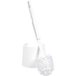 Cleanlink Toilet Brush and Pot  White