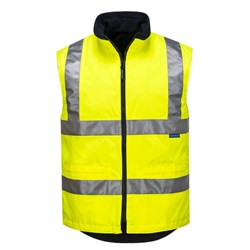Portwest Hi-Vis Reversible Vest Large Yellow