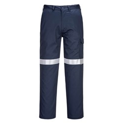 Portwest Bizflame FR Cargo Pants With Tape Size 46 Short Navy