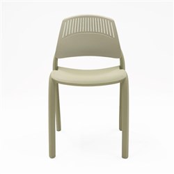 Rapidline Flexi Stacking Chair Polypropylene Green Back Green Seat