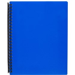 DISPLAY BK A4 40 POCKET REF BLUE