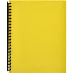 DISPLAY BK A4 40 POCKET REF YELLOW