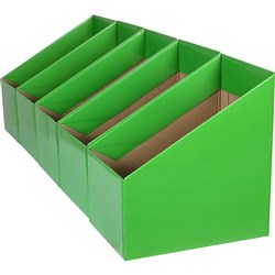 MARBIG BOOK BOX LARGE GREEN PACK 5