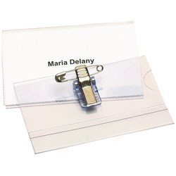 CVOS CONVENTION CARD HOLDERS With Pin Clip
