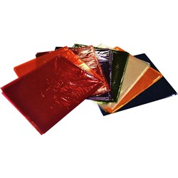 Rainbow Cellophane 750mmx1m Pack 25 Assorted