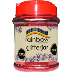 RAINBOW GLITTER 205GM RED