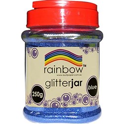 RAINBOW GLITTER 250GM BLUE