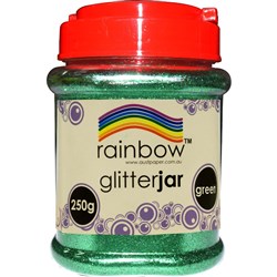 RAINBOW GLITTER 250GM GREEN