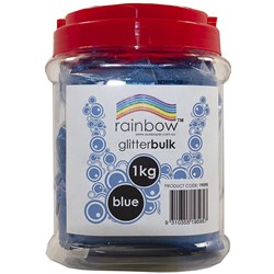 RAINBOW GLITTER 1KG BLUE