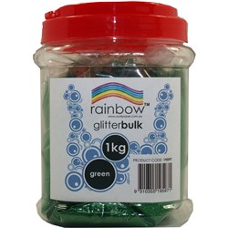 RAINBOW GLITTER 1KG GREEN